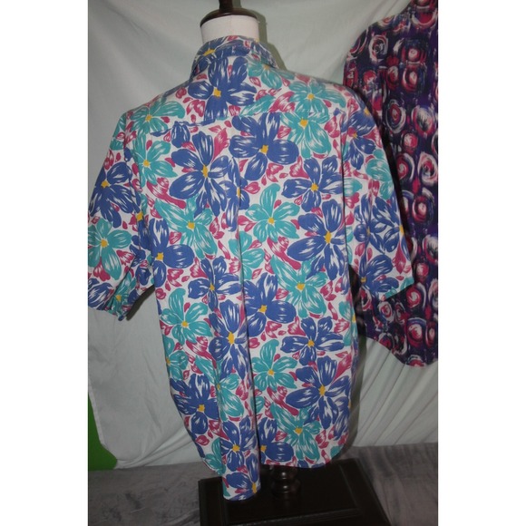 Lot of 2 Pro Spirit Hawaiian Shirts Men's XL Cotton Atomic‎ Vintage Button Ups - Picture 10 of 11